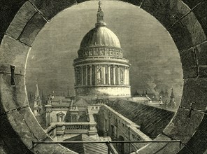 St Paul's Cathedral. A view from the Belfry window.