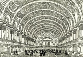 People's Palace, London, U.K., 1887, the Queen's hall opened by Her Majesty