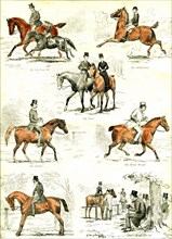 Horsemanship, U.K., 1885, the seven ages of horsemanship