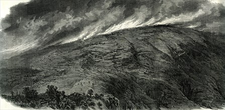 Mont Vuache; Switzerland; 1870; Haute Savoie; Fire; mountain
