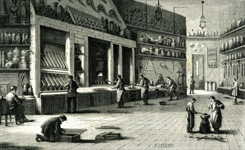 Paris industry; 19th century; industry for gold and money; rue Aubry le Boucher; France