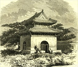 Kiosk at Beijing, 1866, China