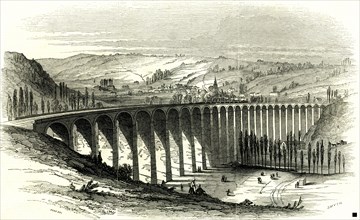 The Barentin Viaduct; France; 1847; Opening of the Rouen and Havre Railway