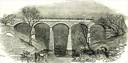 Eamont Viaduct, U.K., 1846, opening of the Lancaster and carlisle Railway