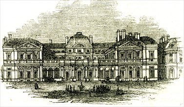 The Palais Royal, Paris, 19th century. France