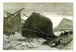 Dover, U.K., 1887, wreck of the Russian vessel Joutsen
