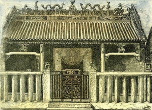 Chinese house, Saigon, Vietnam, 19th century
