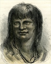 Schetibo Indian, peru, 1869