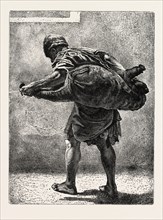 THE WATER-CARRIER.  Egypt, engraving 1879