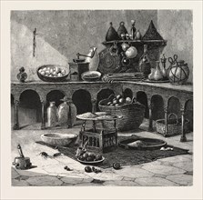 ARABIAN PANTRY.  Egypt, engraving 1879