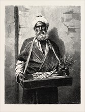 ITINERANT DEALER. Egypt, engraving 1879