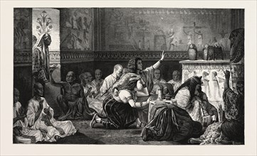 The last honours. Egypt, engraving 1879