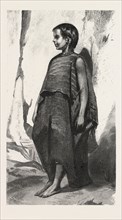 A WATER-CARRIER FROM ABD-EL-KURNAH. Egypt, engraving 1879