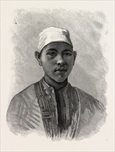 A BOY OF ESNEH. Egypt, engraving 1879