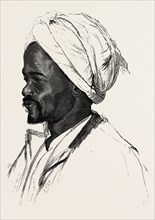 ISHMAEL, THE NUBIAN. Egypt, engraving 1879