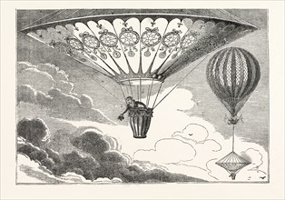 ASCENT OF THE VAUXHALL BALLOON AND MR. COCKING'S PARACHUTE
