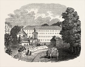 THE FIRST COTTON MILL AT CROMFORD, Derbyshire, England, UK