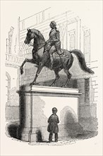 STATUE OF GEORGE THE THIRD, PALL MALL EAST, LONDON, UK