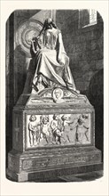 Monument erected to the memory of Donizetti. engraving 1855