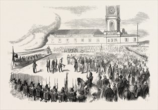 Reception S.A.I. and R. Grand Duke Maximilian of Austria, in the port of Toulon, on 29 August 1855.