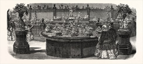 Expo Industry, 1855. Service table ordered from Mr. Christofle, by the Emperor. Paris, France,