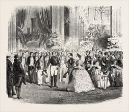 Reception LL. MM. at the Palais de l'Industrie, by Prince Napoleon and the Commission of the