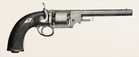 Revolver-Devismes. engraving 1855