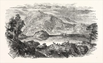 LOCH KATRINE  in the district of Stirling, Scotland. UK, britain, british, europe, united kingdom,