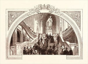 RECEPTION OF LOUIS PHILIPPE AT WINDSOR CASTLE, OCTOBER 1844. UK, britain, british, europe, united