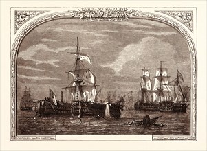 ADMIRAL HOTHAM'S ACTION OFF CAPE CORSE, MARCH 14TH, 1795