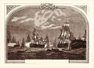 LORD HOWE'S VICTORY, OFF USHANT, JUNE 1ST, 1794. Ouessant is an island at the south-western end of