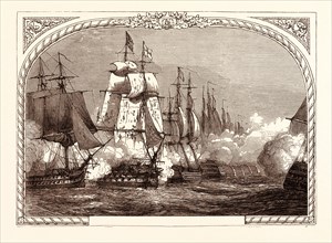 BATTLE OF TRAFALGAR, (NELSON), OCTOBER 21ST, 1805, Cape Trafalgar in south west Spain
