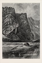 THE ROMSDAL, NEAR HORGHEIM. The Romsdal Valley, through which the Rauma river passes to the