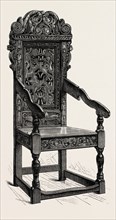 A Scrowled Chair, UK, britain, british, europe, united kingdom, great britain, european