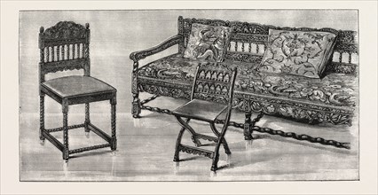 Indo-Portuguese Furniture, imported, Charles II., UK, britain, british, europe, united kingdom,