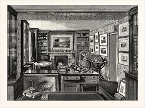M. Ruskin's Study. After a Drawing by Alexander Macdonald. John Ruskin (8 February 1819 20 January
