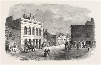 THE TOWN OF WELLINGTON, SOMERSET, UK, 1853