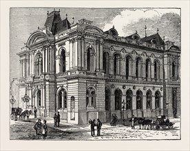 THE TOWNHALL, HUDDERSFIELD, UK, 1883