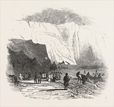 MEETING OF THE BRITISH ASSOCIATION AT SOUTHAMPTON: ALUM BAY, ISLE OF WIGHT, THE GEOLOGISTS LANDING,