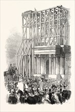ARRIVAL OF THE WELLINGTON STATUE AT THE ARCH, 1846