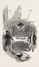THE GREAT DUTCH EQUILIBRIST'S BOTTLE FEAT, AT ASTLEY'S, 1846
