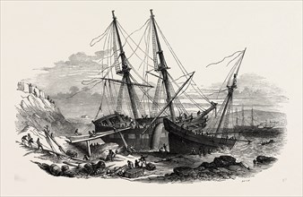 THE SCHOONER "PROVIDENCE," AND THE BRIG "HERO," AT PLYMOUTH, UK, 1846