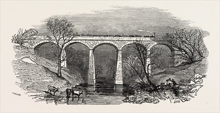 OPENING OF THE LANCASTER AND CARLISLE RAILWAY: EAMONT VIADUCT, UK, 1846