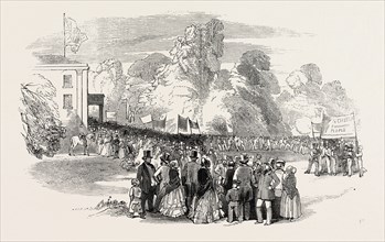 OPENING OF THE QUEEN'S PARK, MANCHESTER, UK, 1846