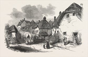 THE PEASANTRY OF DORSETSHIRE: VILLAGE OF WHITCHURCH, DORSET, 1846