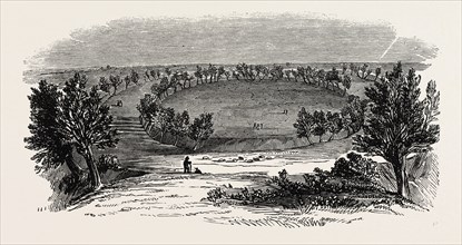 DANISH ENCAMPMENT AT SWINSHEAD, UK, 1847