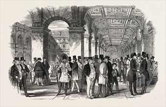 THE MERCHANTS' WALK (SOUTH WEST ANGLE), ROYAL EXCHANGE. UK, 1847