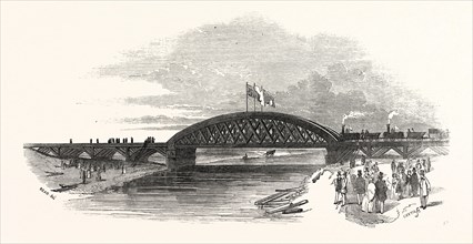 THE EAST ANGLIAN RAILWAY:  VIADUCT ACROSS THE OUSE, UK, 1847