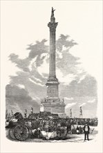MONUMENT TO MAJOR-GENERAL SIR ISAAC BROCK, K.B , ON QUEENSTON HEIGHTS, UPPER CANADA, INAUGURATED