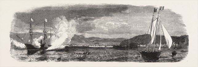 CHERBOURG FROM THE SEA, 1858